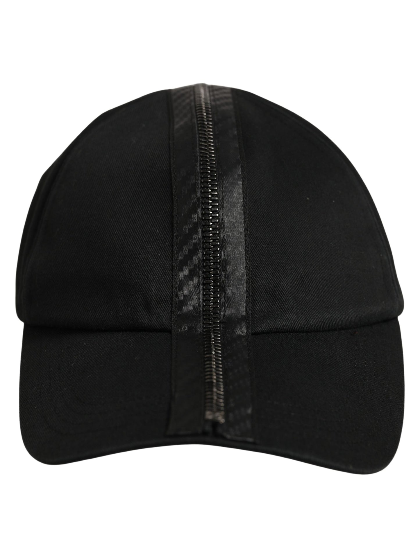 Dolce & Gabbana Men Black Cotton Baseball Cap 6 Panels Hat