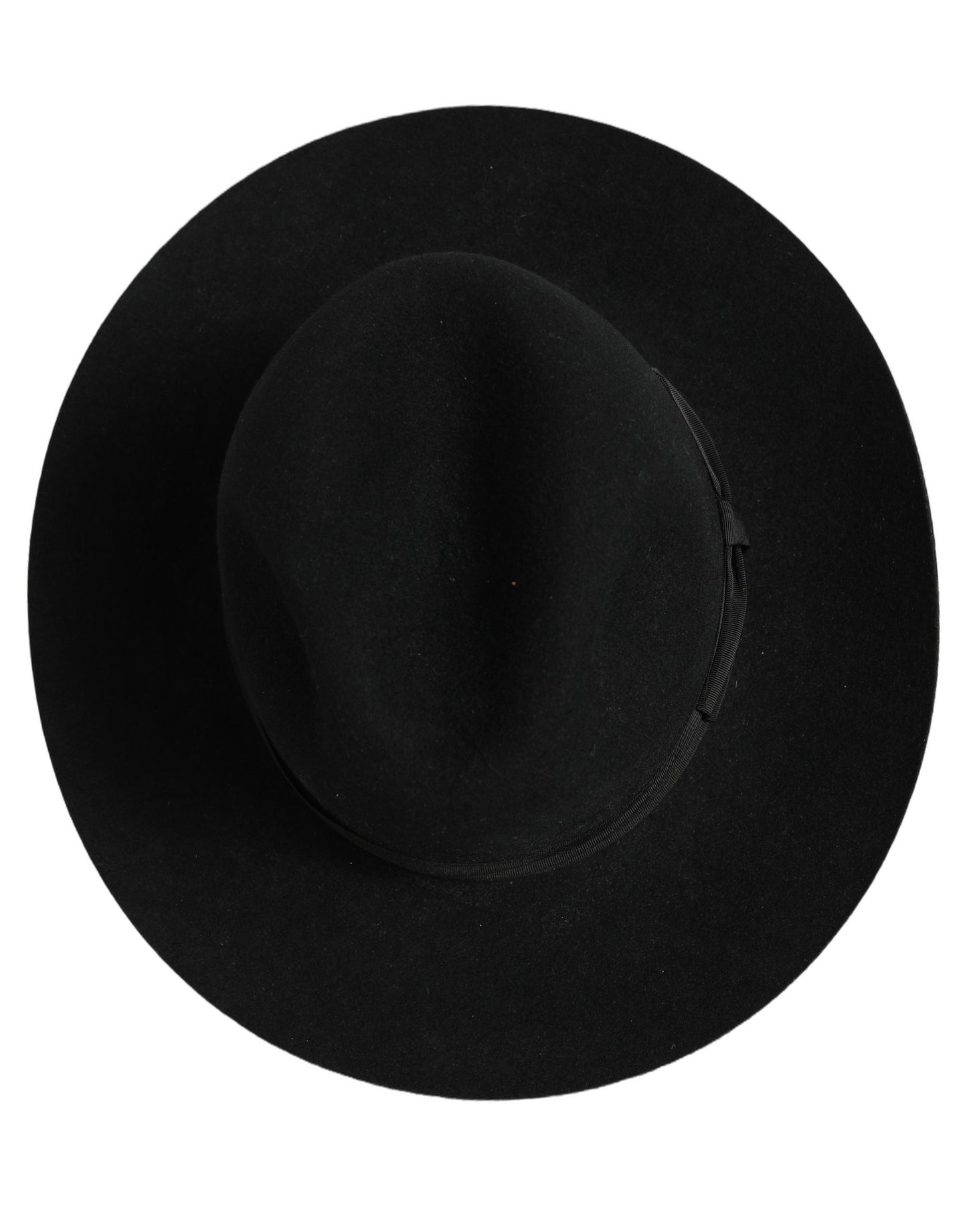 Dolce & Gabbana Men Black Classic Wide Brim Fedora Capello Hat