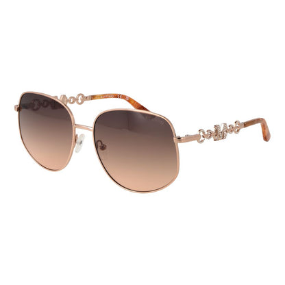 Marciano by Guess Butterfly Gradient Medium-Tint Metal Sunglasses - Rose Gold