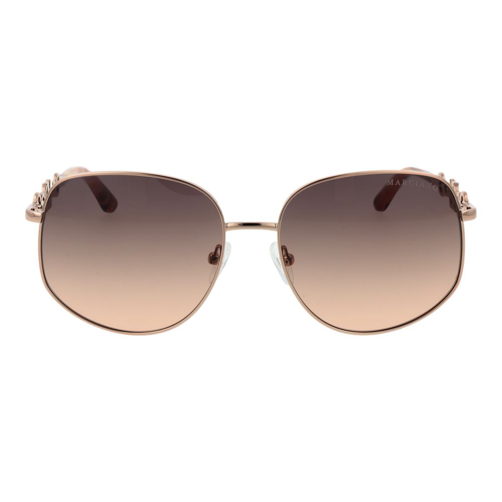 Marciano by Guess Butterfly Gradient Medium-Tint Metal Sunglasses - Rose Gold