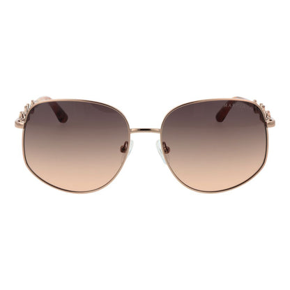 Marciano by Guess Butterfly Gradient Medium-Tint Metal Sunglasses - Rose Gold