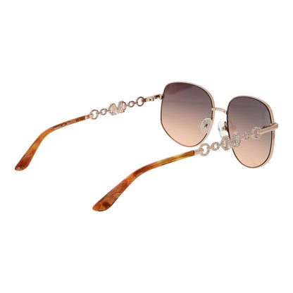 Marciano by Guess Butterfly Gradient Medium-Tint Metal Sunglasses - Rose Gold