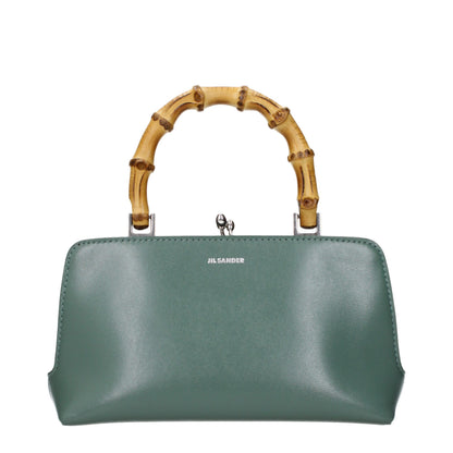 Jil Sander Leather Handbag - Green