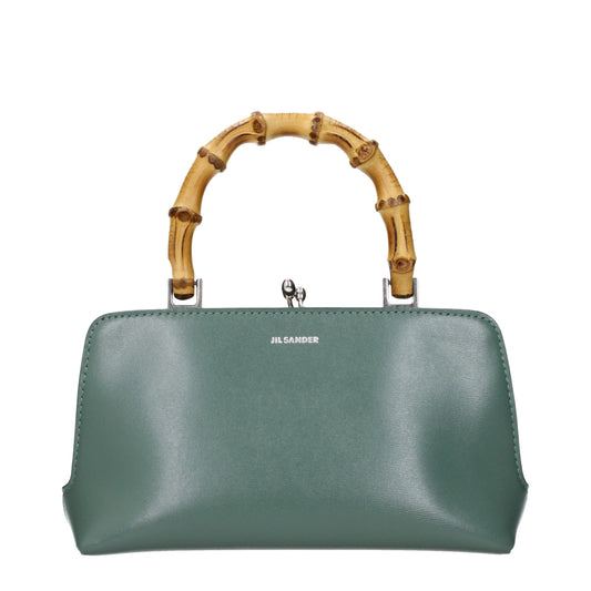 Jil Sander Leather Handbag - Green
