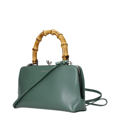 Jil Sander Leather Handbag - Green
