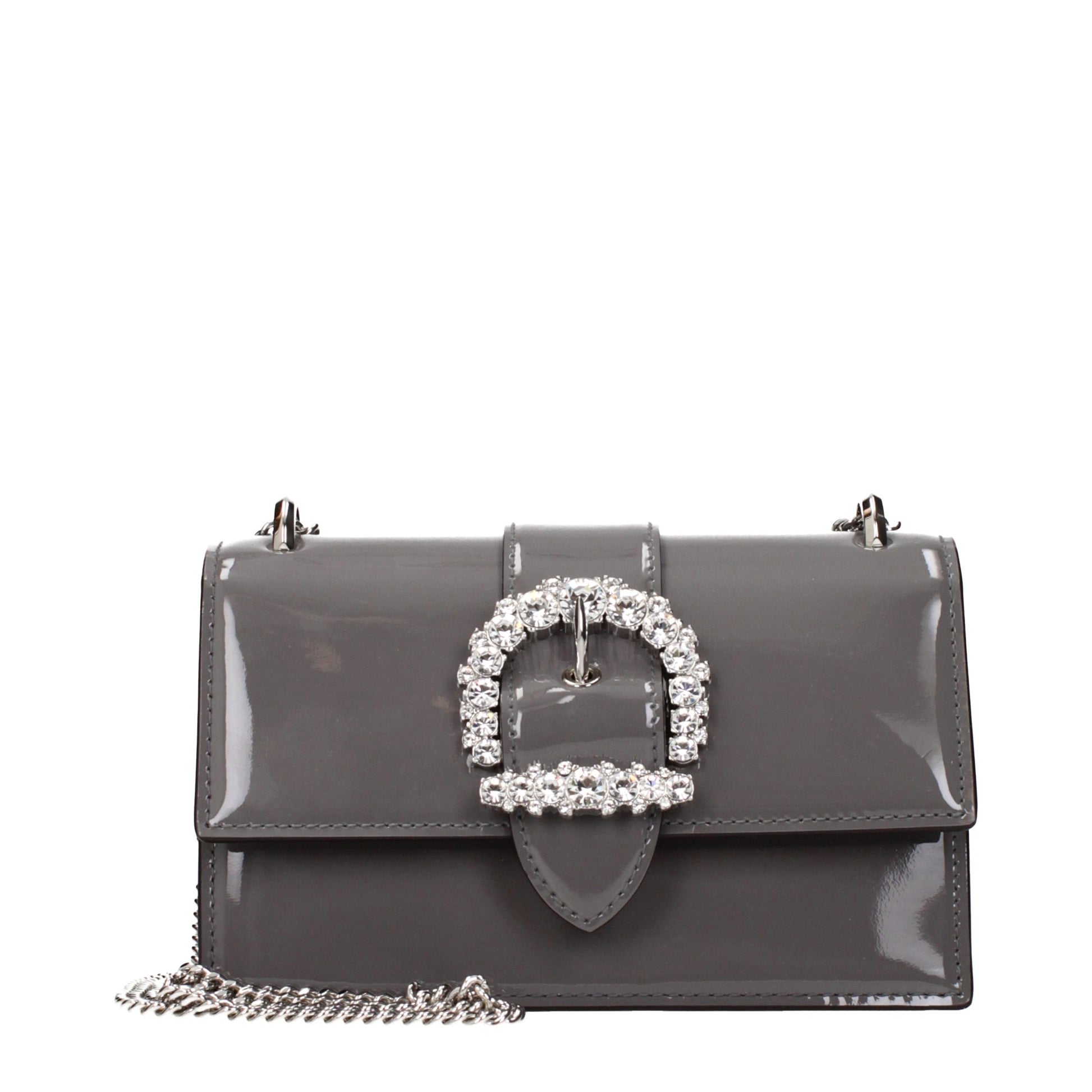 Shoulder Bag by Jimmy Choo for women in ostrich leather gray features a effortless chic silhouette with a secure , ample , and versatile shoulder-strap for a effortless chic finish.