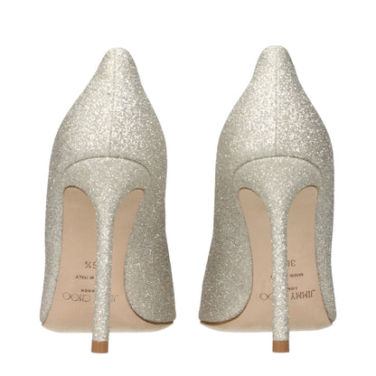 High-Heel Pumps Heels by Jimmy Choo for women in plastic gold features an effortlessly chic silhouette from the Women's Plastic High-Heel Pumps Heels collection, showcasing a high-heel and effortlessly chic for a effortlessly chic look.