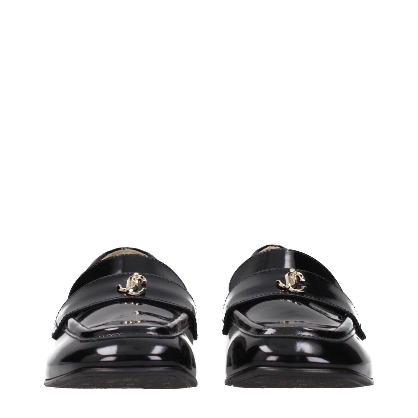 This Flat Loafer Slip-On Shoes by Jimmy Choo for women in leather black features an exquisite silhouette from the Women's Leather Flat Loafer Slip-On Shoes collection, defined by a sophisticated flat and elegant .