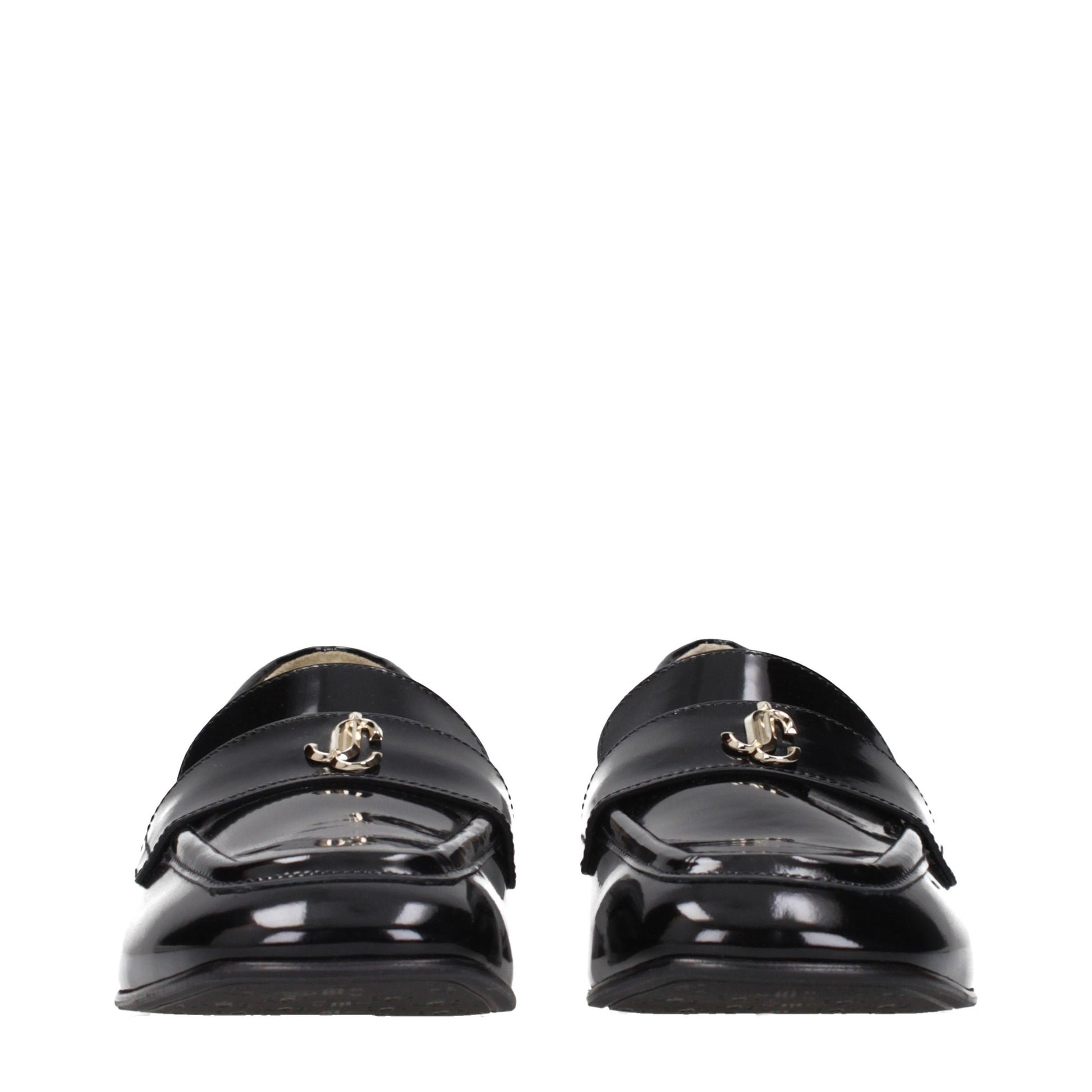 This Flat Loafer Slip-On Shoes by Jimmy Choo for women in leather black features an exquisite silhouette from the Women's Leather Flat Loafer Slip-On Shoes collection, defined by a sophisticated flat and elegant .
