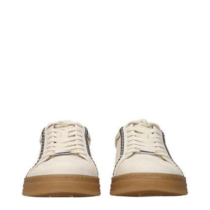 Sneakers by Jimmy Choo for men in suede leather beige features an timeless silhouette from the Men's Fashion Suede Leather Sneakers collection, showcasing a signature fashion style with an timeless finish.