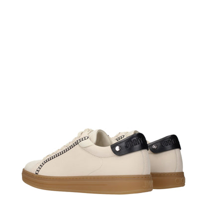 Sneakers by Jimmy Choo for men in suede leather beige presents a impeccable silhouette as Men's Fashion Suede Leather Sneakers, expertly defined by a impeccable fashion style for a impeccable, high-fashion look.