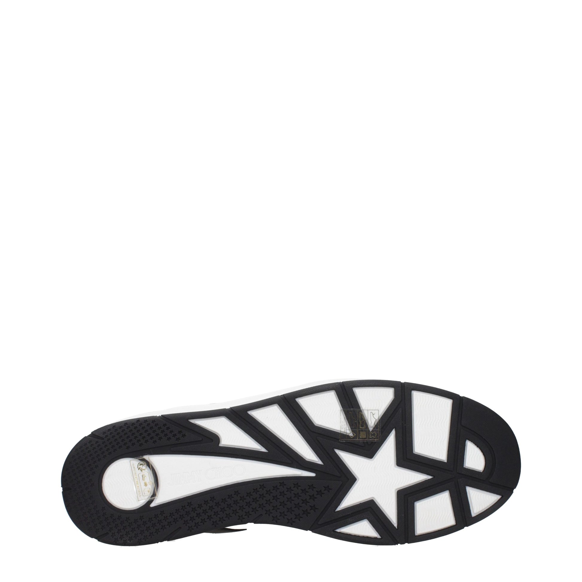 Sneakers by Jimmy Choo for men in leather black presents a sumptuous silhouette, artfully capturing the essence of the Men's Fashion Leather Sneakers with its sumptuous fashion style design.