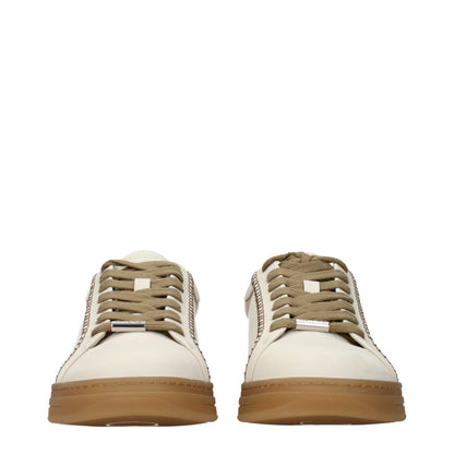 Sneakers by Jimmy Choo for men in suede leather beige features a chic design, perfectly showcasing the chic fashion style of this Men's Fashion Suede Leather Sneakers.