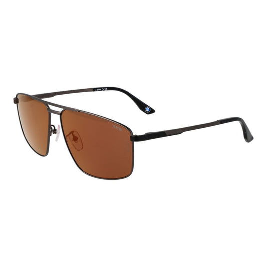 BMW Mirrored Dark-Tint Titanium Sunglasses - Black