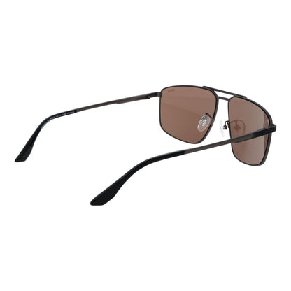 BMW Mirrored Dark-Tint Titanium Sunglasses - Black