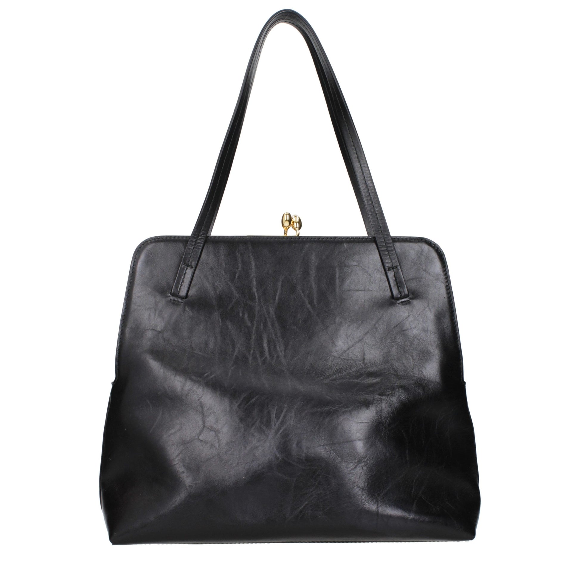 Shoulder Bag by Jil Sander for women in leather black features an effortlessly chic silhouette with a secure , ample , and versatile shoulder-strap for effortlessly chic everyday luxury.