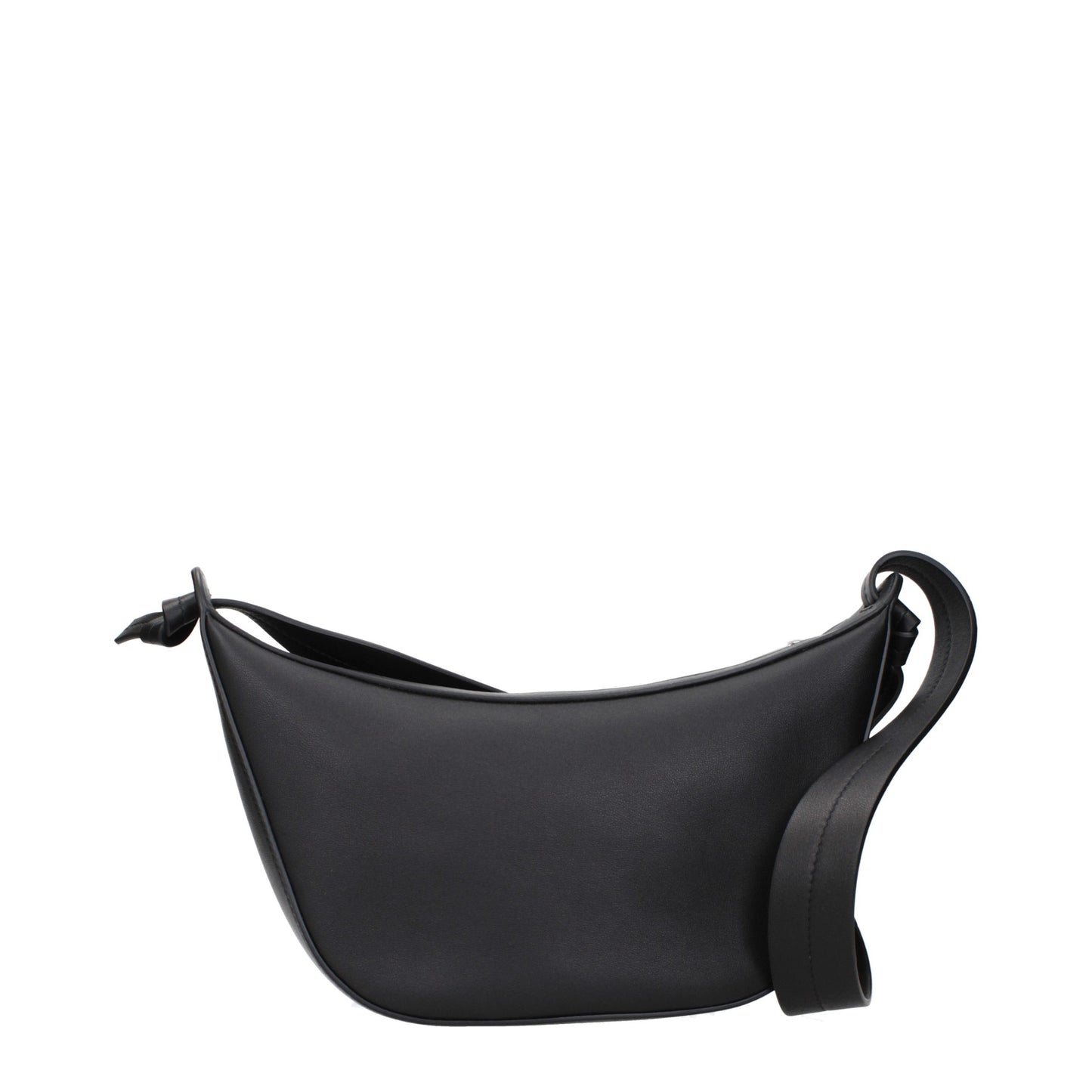 Shoulder Bag by Jil Sander for women in leather black features a effortless sophistication silhouette, secured by a with ample and versatile shoulder-strap for a effortless sophistication finish.