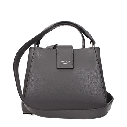 Jimmy Choo Leather Handbag - Gray
