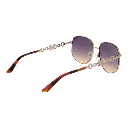 Marciano by Guess Gradient Dark-Tint Metal Sunglasses - Rose Gold
