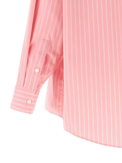 Blouse by Marni for women in polyamide cotton multicolor, pink, patterned & striped features an polished silhouette, showcasing a sophisticated and detail for a truly polished finish.
