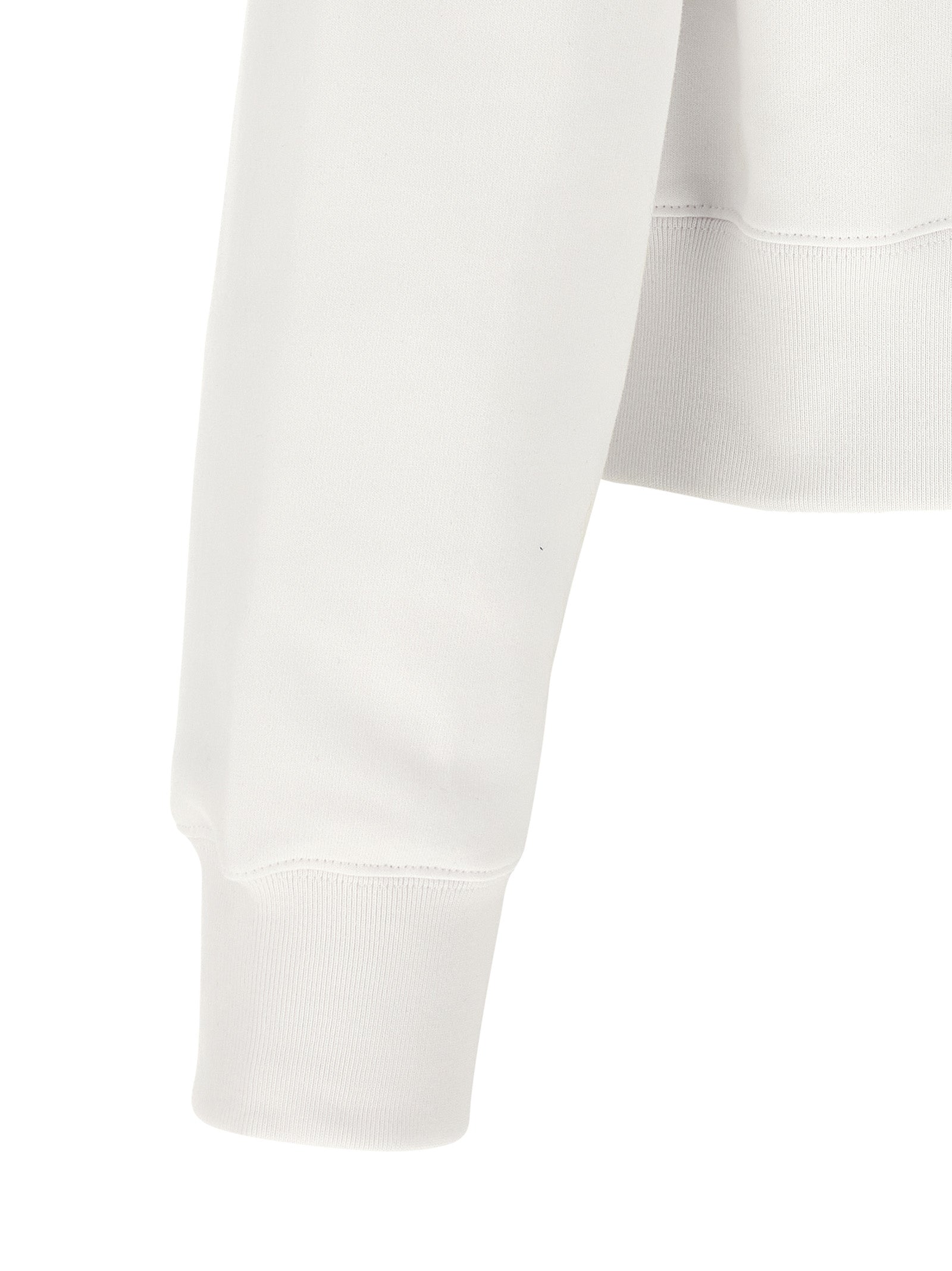 Sweatshirt Hoodie by Gucci for women in cotton white, signature & print features a authentic silhouette, showcasing a sophisticated and authentic detail for a refined finish.