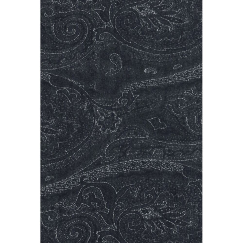 Scarf by Etro for men in modal cashmere & capra leather black, paisley & print features a timeless silhouette, artfully capturing the essence of the timeless Modal Cashmere & Capra Leather Scarf design for a sophisticated look.