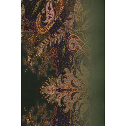 Etro Modal Scarf - Multicolor Patterned Paisley Floral Signature Print
