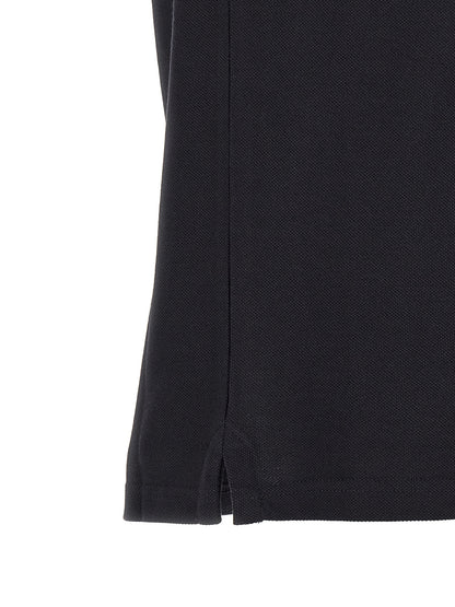Polo Shirt by Moncler for men in cotton felt navy & striped showcases a enviable silhouette, featuring a refined and for a enviable finish.