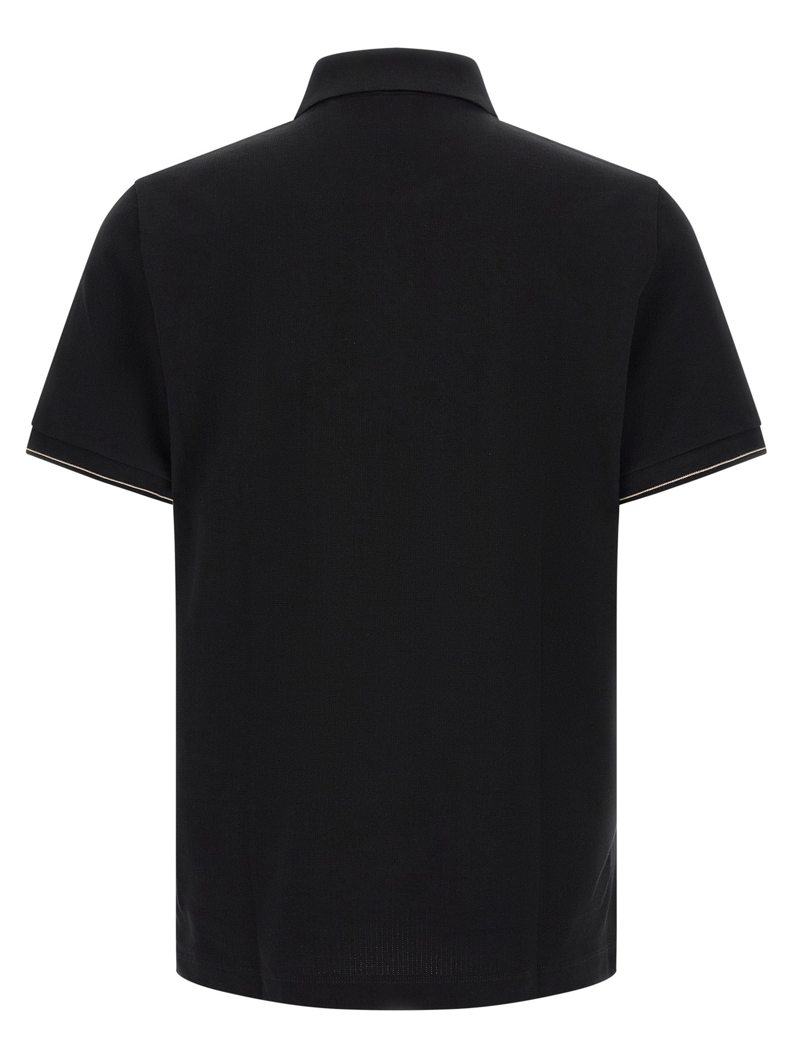 This Polo Shirt by Hugo Boss for men in cotton black & striped presents a flawless silhouette, showcasing flawless detailing and a refined for a truly flawless aesthetic.