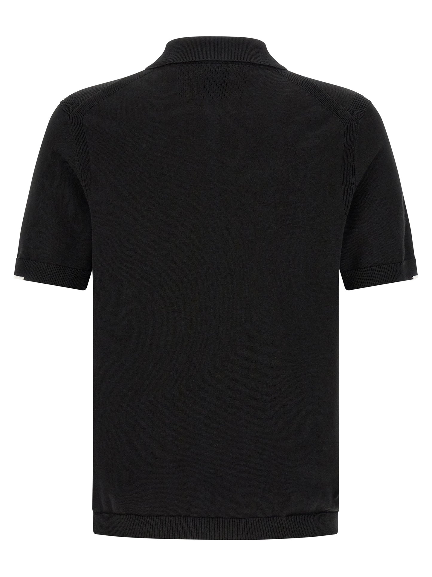 Polo Shirt by Hugo Boss for men in cotton black & white showcases a enviable silhouette, featuring a refined and for a enviable finish.