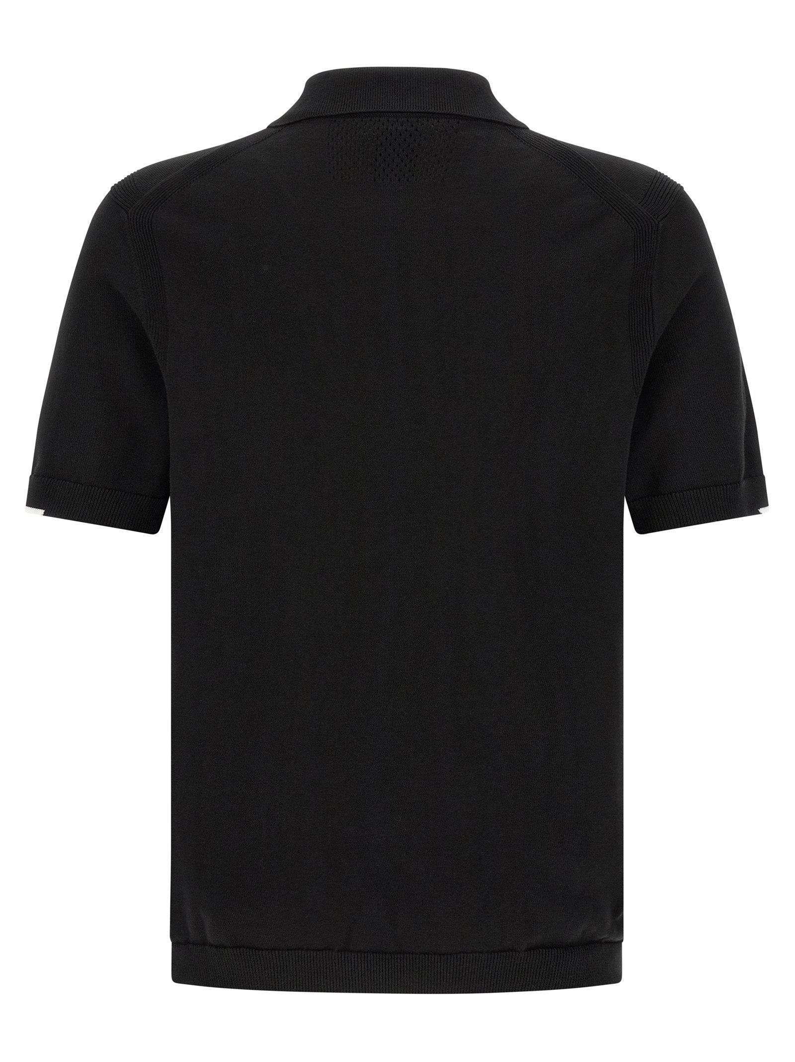Polo Shirt by Hugo Boss for men in cotton black & white showcases a enviable silhouette, featuring a refined and for a enviable finish.