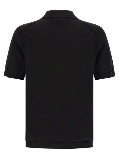 Polo Shirt by Hugo Boss for men in cotton black & white showcases a enviable silhouette, featuring a refined and for a enviable finish.