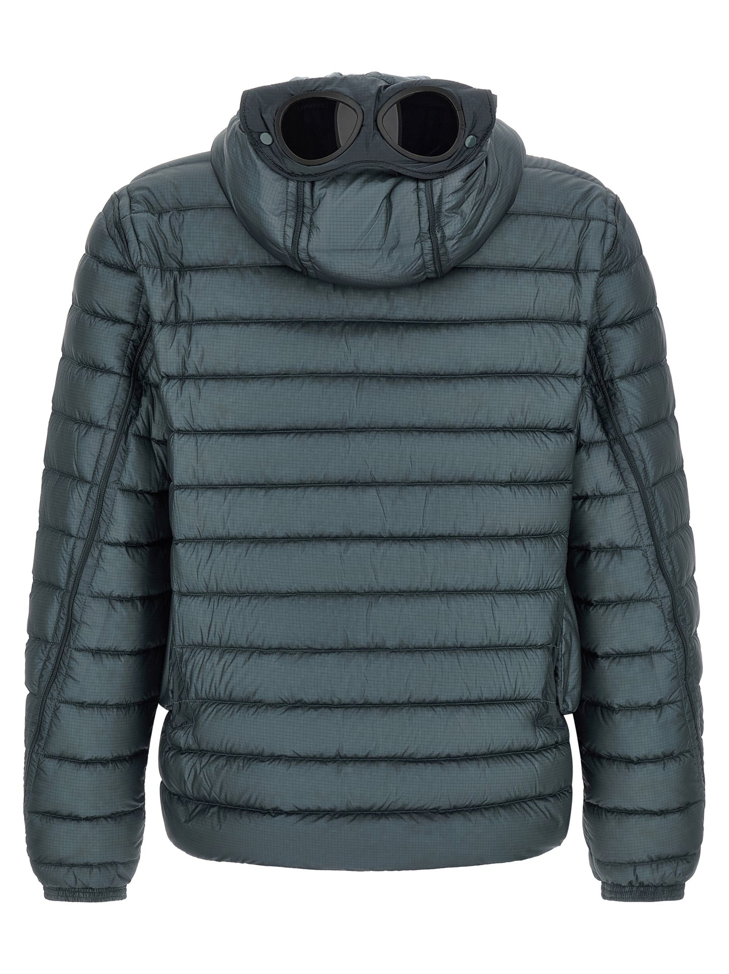 This Hooded Puffer Jacket by C.P. Company for men in polyamide blue & teal exhibits a edgy silhouette, meticulously detailed with functional hooded & insulated and a edgy hooded neckline for a edgy finish.