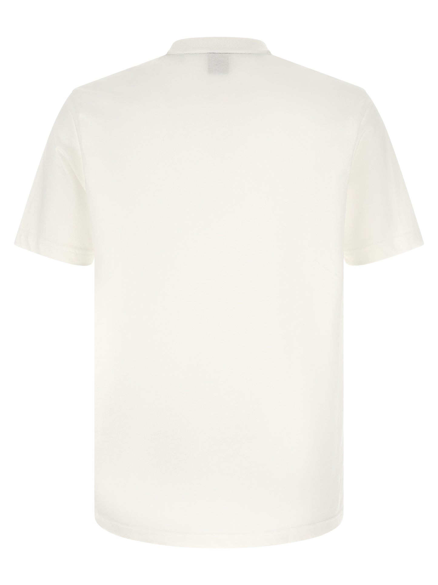 T-Shirt by Hugo Boss for men in cotton white features a plush silhouette, showcasing a sophisticated and for a truly plush finish.