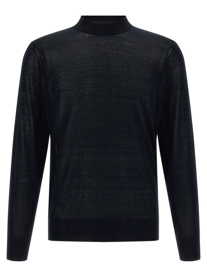 Cardigan by Brunello Cucinelli for men in cotton & silk blue presents a textural silhouette, artfully finished with a textural and for a sophisticated, textural look.