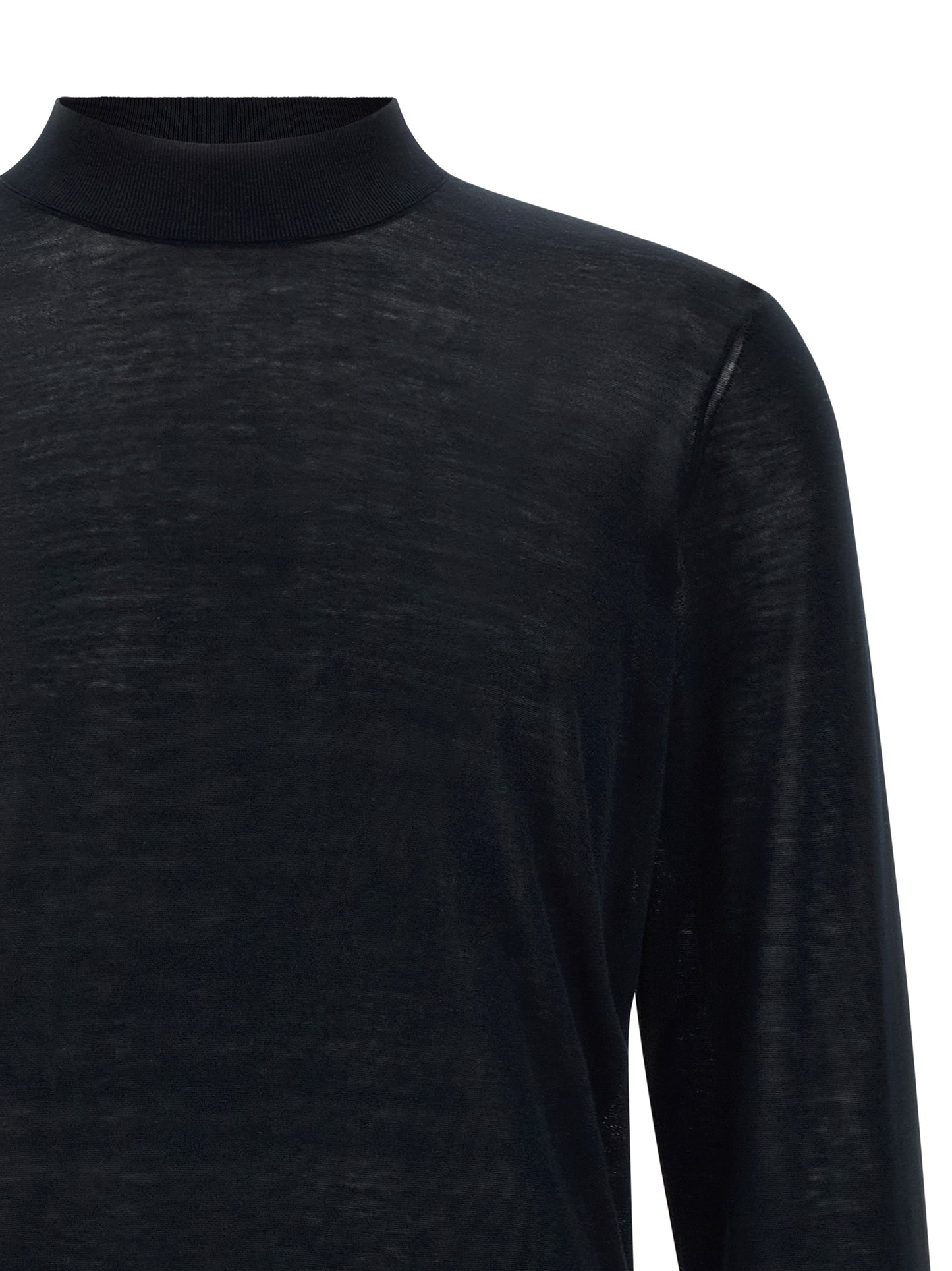 Cardigan by Brunello Cucinelli for men in cotton & silk blue features a dramatic silhouette, showcasing a sophisticated and dramatic detail for a timeless, premium look.