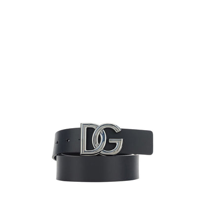 Belt by Dolce & Gabbana for men in bos taurus calf leather black & monogram presents a artisanal silhouette from the Bos Taurus Calf Leather Belt collection, showcasing an artisanal design and refined craftsmanship for a artisanal look.