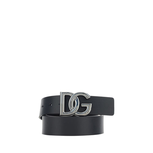 Belt by Dolce & Gabbana for men in bos taurus calf leather black & monogram presents a artisanal silhouette from the Bos Taurus Calf Leather Belt collection, showcasing an artisanal design and refined craftsmanship for a artisanal look.