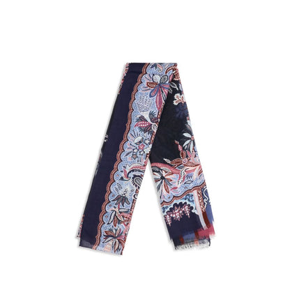 Scarf by Etro for men in modal multicolor, patterned, paisley, floral, signature & print presents a effortlessly chic silhouette, artfully capturing the essence of the effortlessly chic Modal Scarf design for a sophisticated look.