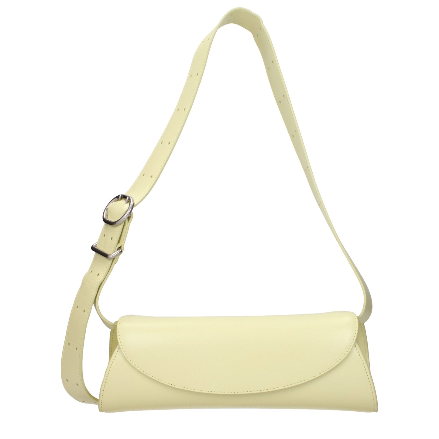 Crossbody Handbag by Jil Sander for women in leather yellow showcases a versatile sophistication silhouette, featuring a secure , versatile sophistication , and versatile crossbody-strap & adjustable-strap for a versatile sophistication finish.
