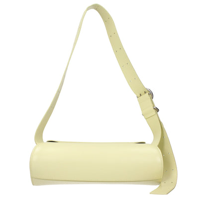 Crossbody Handbag by Jil Sander for women in leather yellow features an multi-faceted design with a secure , ample , and versatile crossbody-strap & adjustable-strap for a multi-faceted finish.