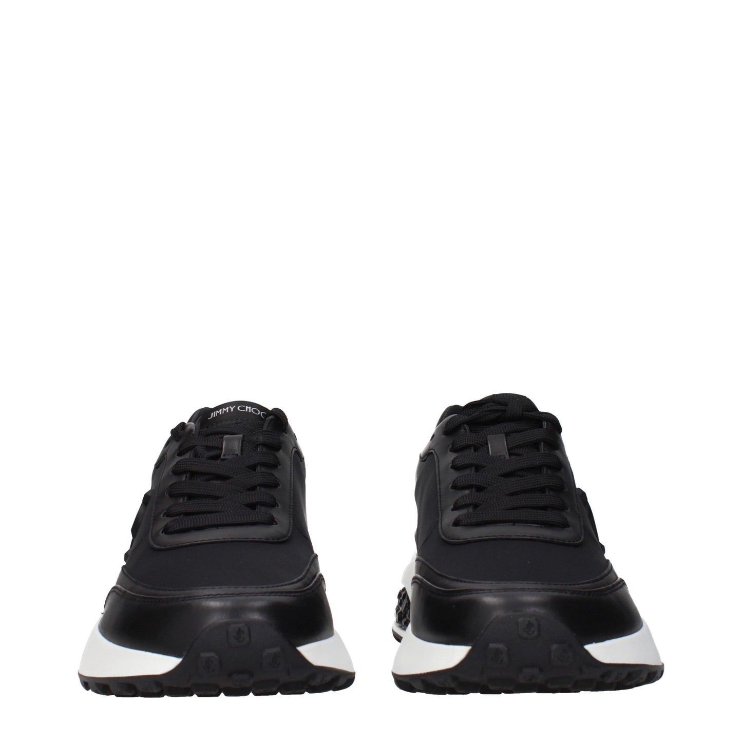 Athletic Sneakers by Jimmy Choo for men in fabric black features an exquisite silhouette, showcasing the premium athletic style of the Men's Athletic Fabric Sneakers with an exquisite finish.