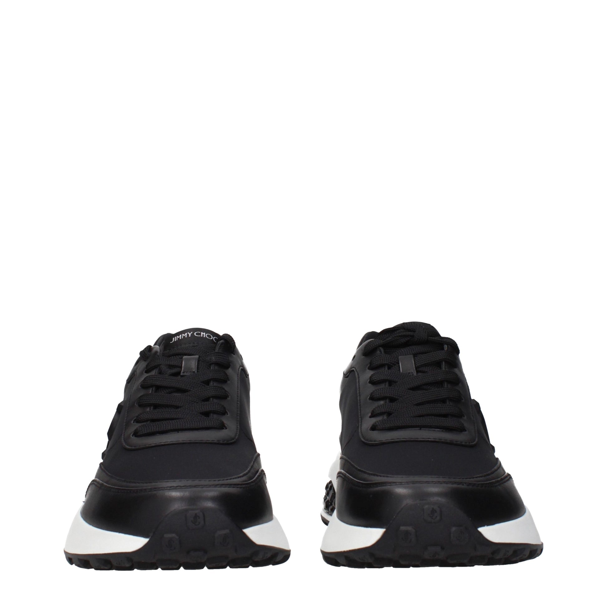 Athletic Sneakers by Jimmy Choo for men in fabric black features an exquisite silhouette, showcasing the premium athletic style of the Men's Athletic Fabric Sneakers with an exquisite finish.
