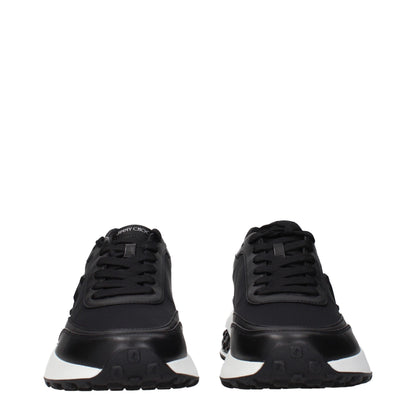 Athletic Sneakers by Jimmy Choo for men in fabric black features an exquisite silhouette, showcasing the premium athletic style of the Men's Athletic Fabric Sneakers with an exquisite finish.