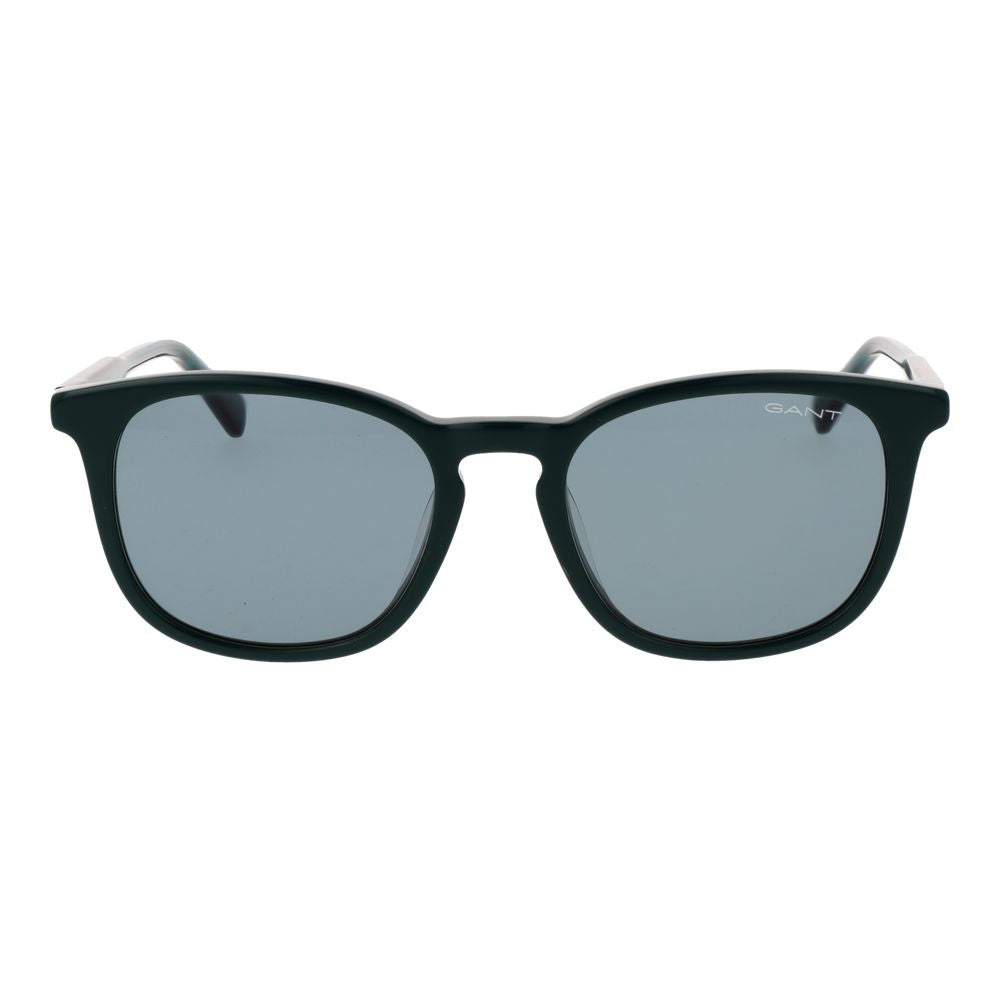 This Sunglasses by Gant for unisex in plastic multicolor presents a sumptuous silhouette, showcasing a sumptuous full-rim panto frame design in green coloured frame and high-performance non-polarized category-2-medium-tint lens.
