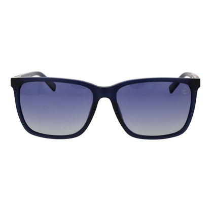 Timberland Square Polarized Gradient Dark-Tint Plastic Sunglasses - Blue