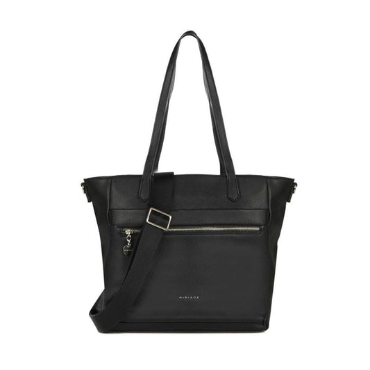 MIRIADE Polyethylene & Polyurethane Shoulder Bag - Black