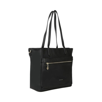 MIRIADE Polyethylene & Polyurethane Shoulder Bag - Black