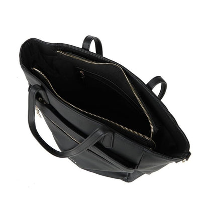 MIRIADE Polyethylene & Polyurethane Shoulder Bag - Black