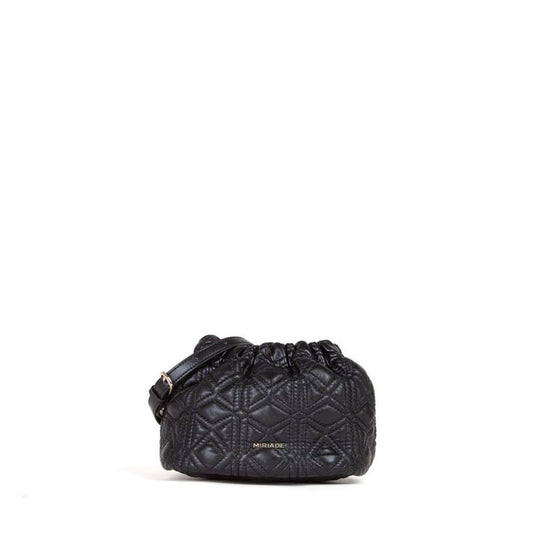 MIRIADE Polyethylene & Polyurethane Shoulder Bag - Black